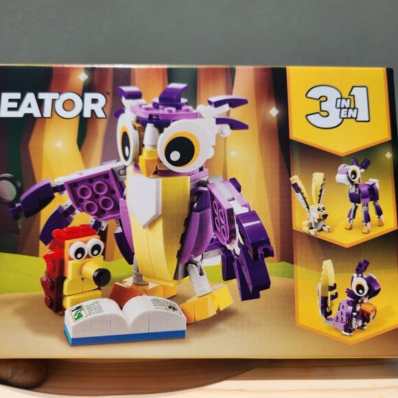 NEW LEGO 31125 Creator 3 in 1 OWL SQUIRREL RABBIT Fantasy Forest Creatures Woodl - Picture 9 of 13